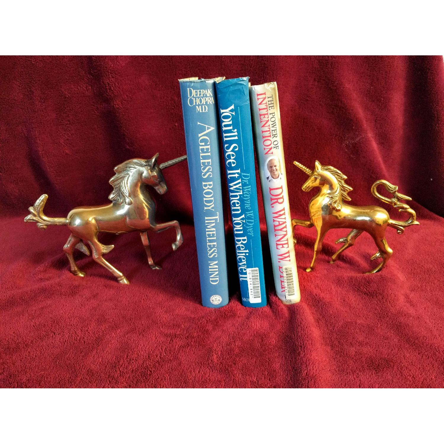 Vintage Brass Unicorn Figurines - image-8