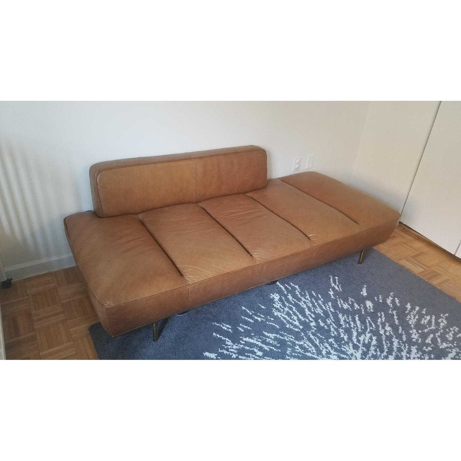 CB2 Lawndale Saddle Leather Daybed - image-2