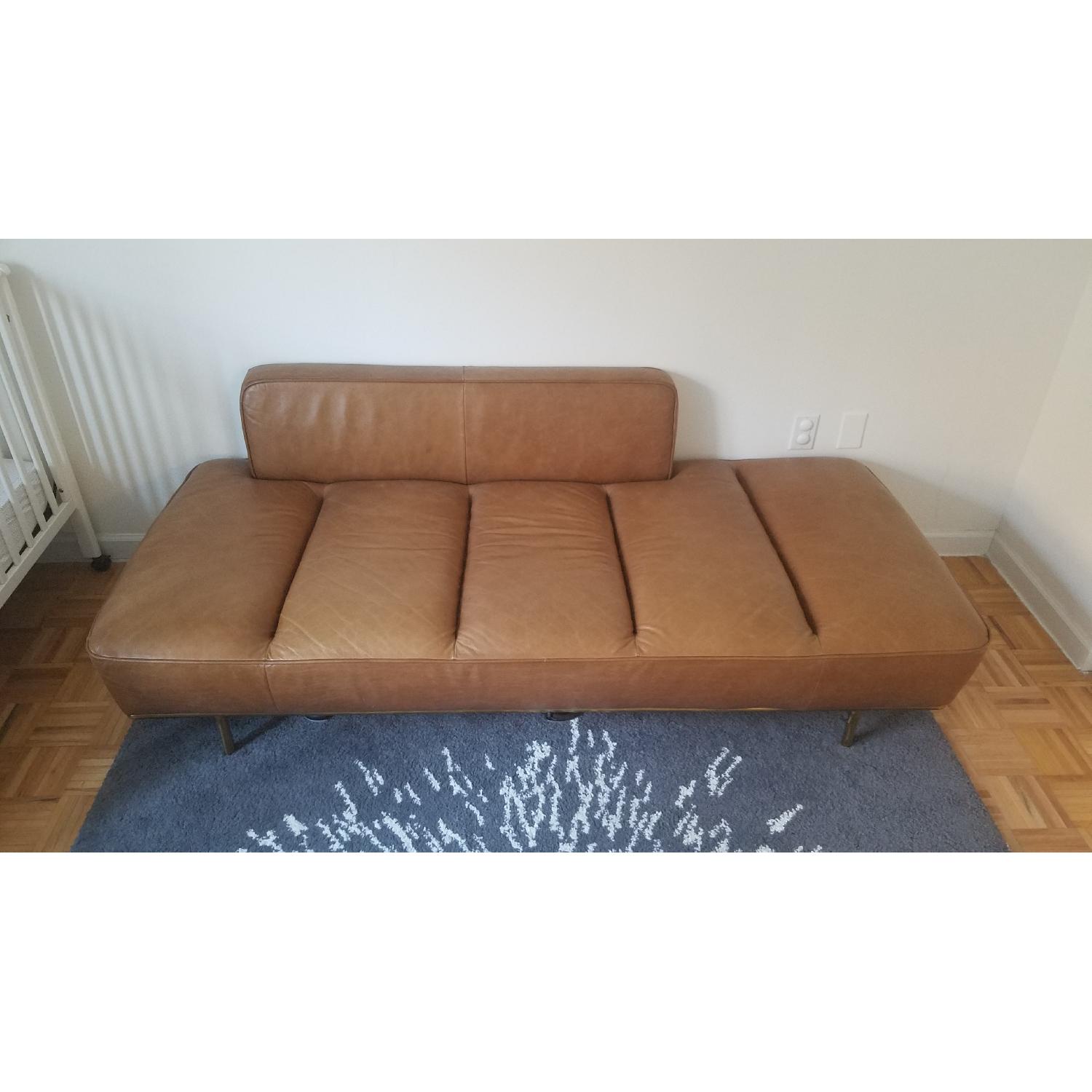 CB2 Lawndale Saddle Leather Daybed - image-3