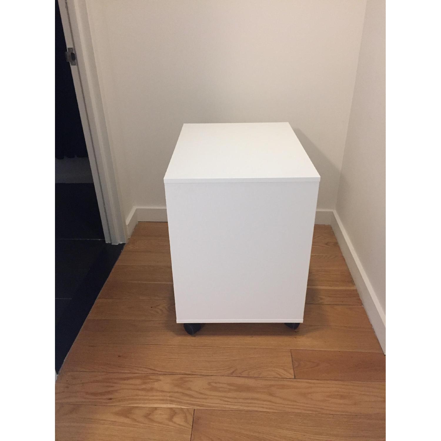 Ikea Alex Drawer Unit on Casters in White - image-2