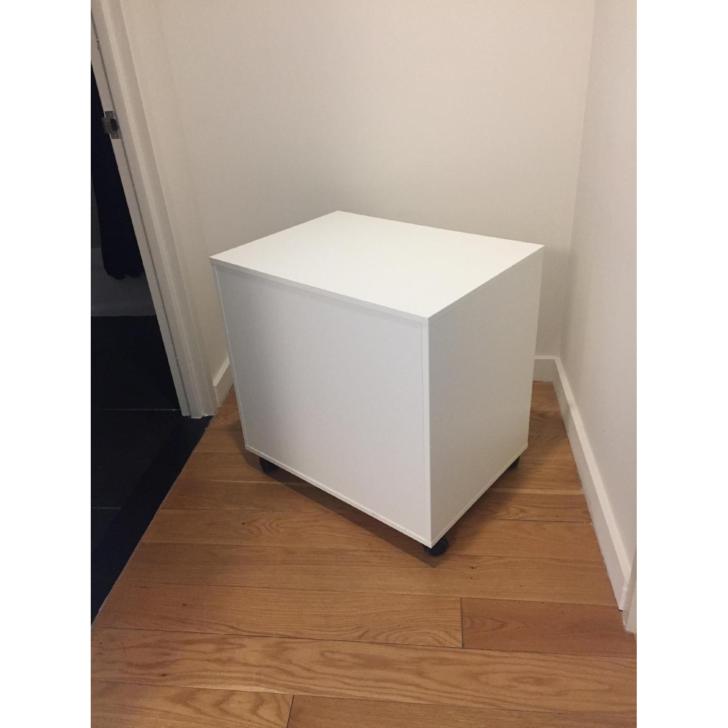 Ikea Alex Drawer Unit on Casters in White - image-4