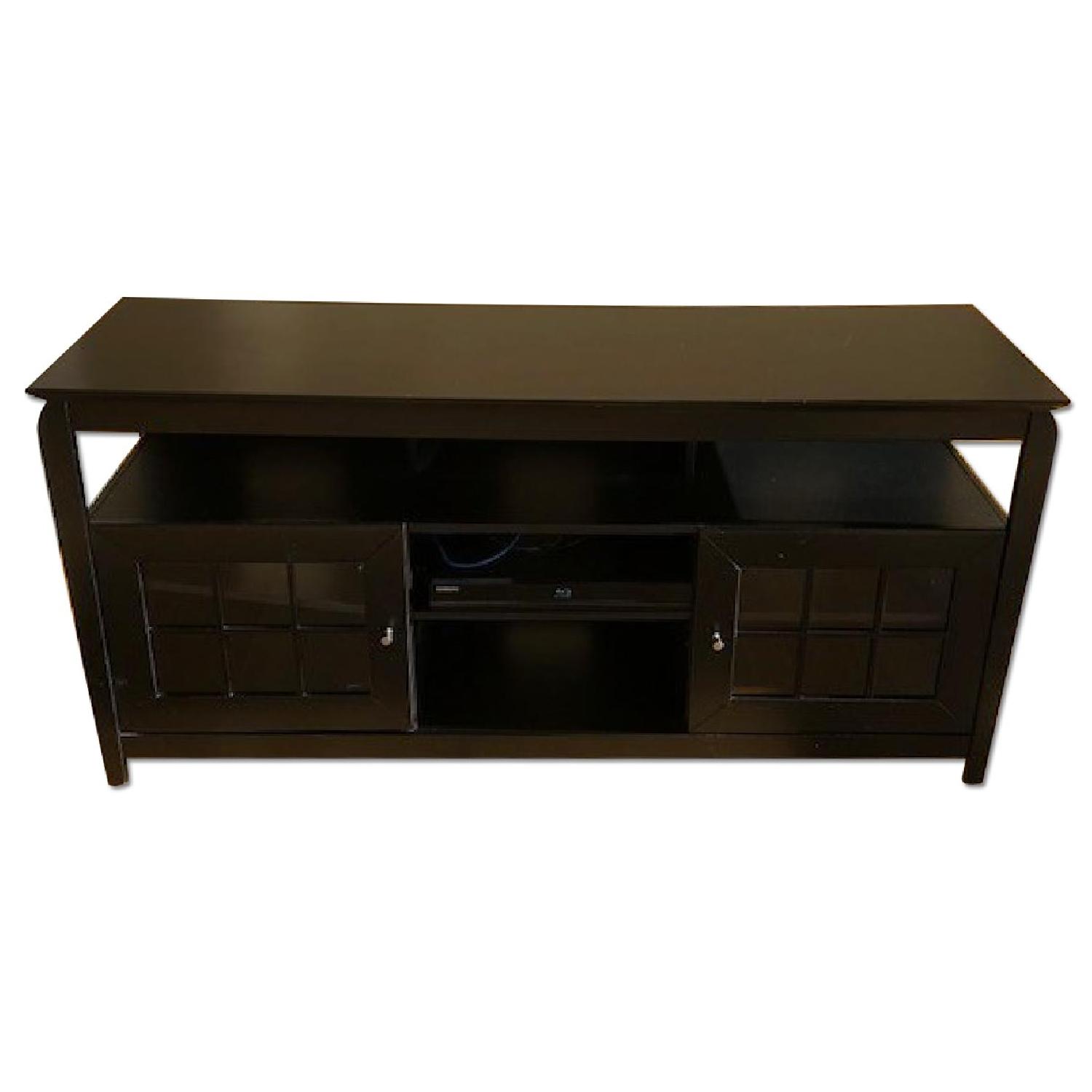 Black Television Stand AptDeco