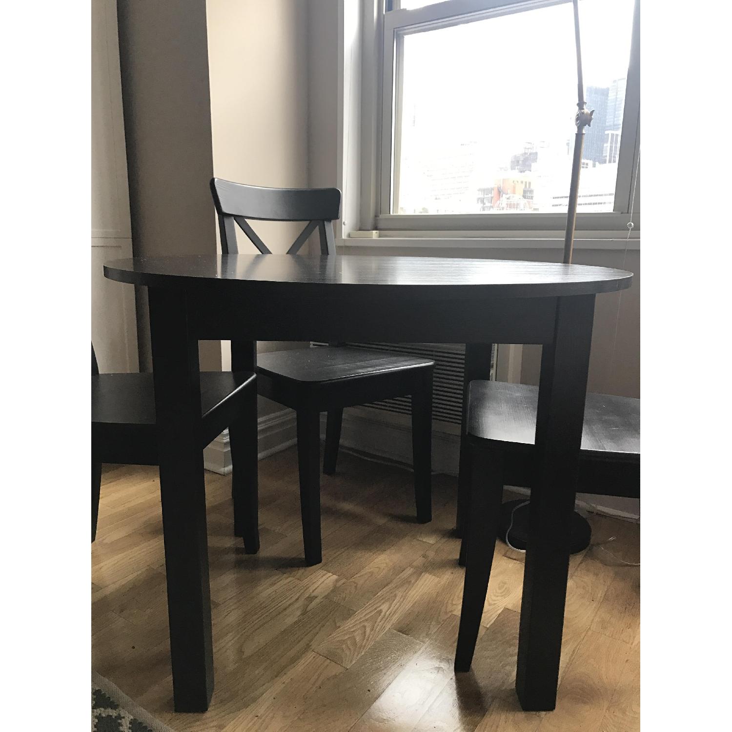Round Wood Dining Table - image-2