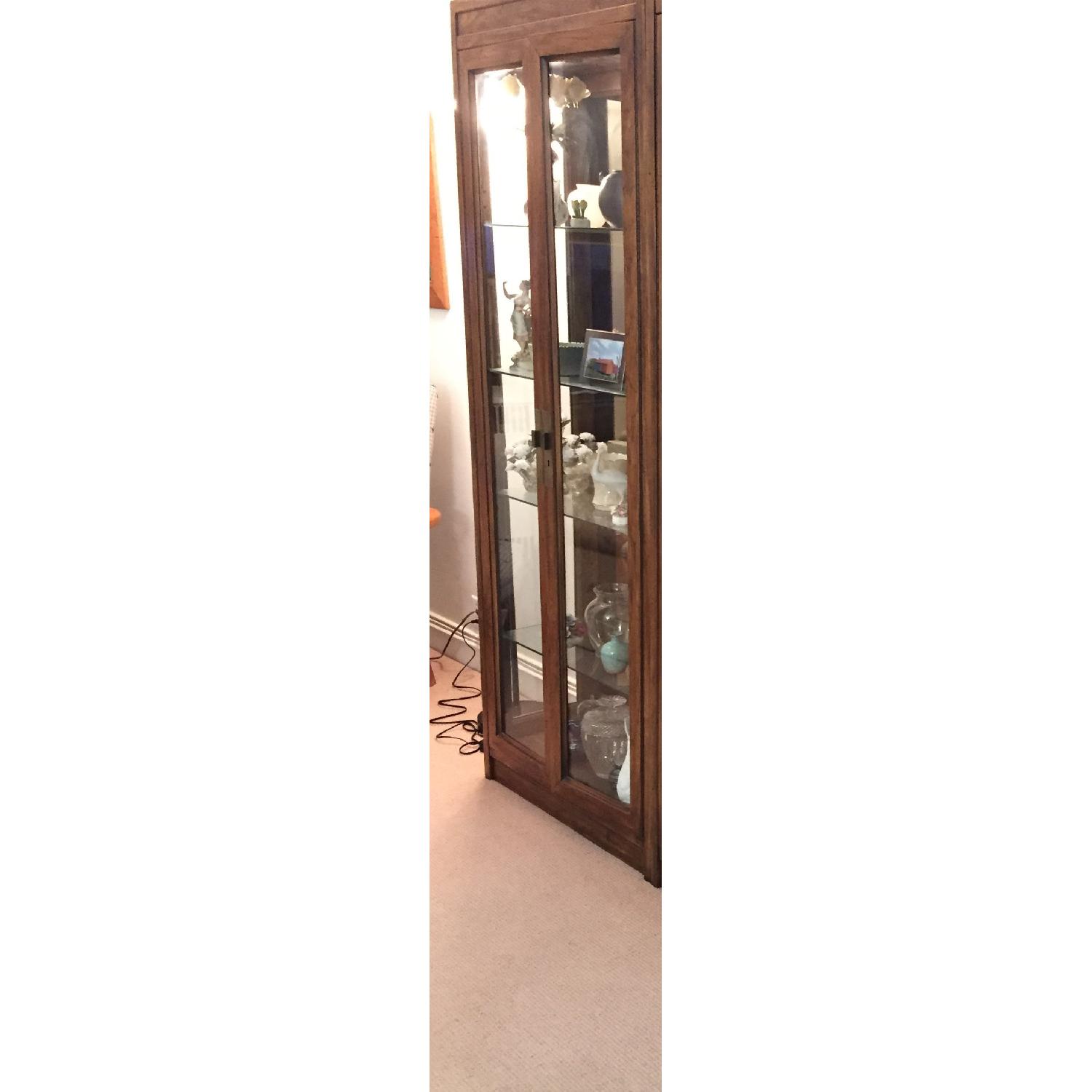 Drexel Mid-Century Lighted Display Curio Cabinet - image-2