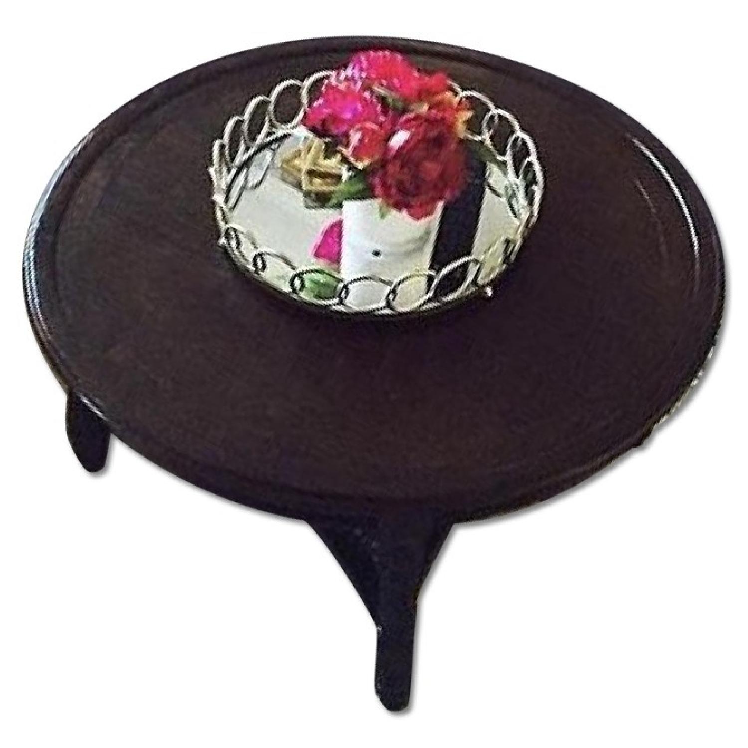 Round Wood Farmhouse Coffee Table - image-0