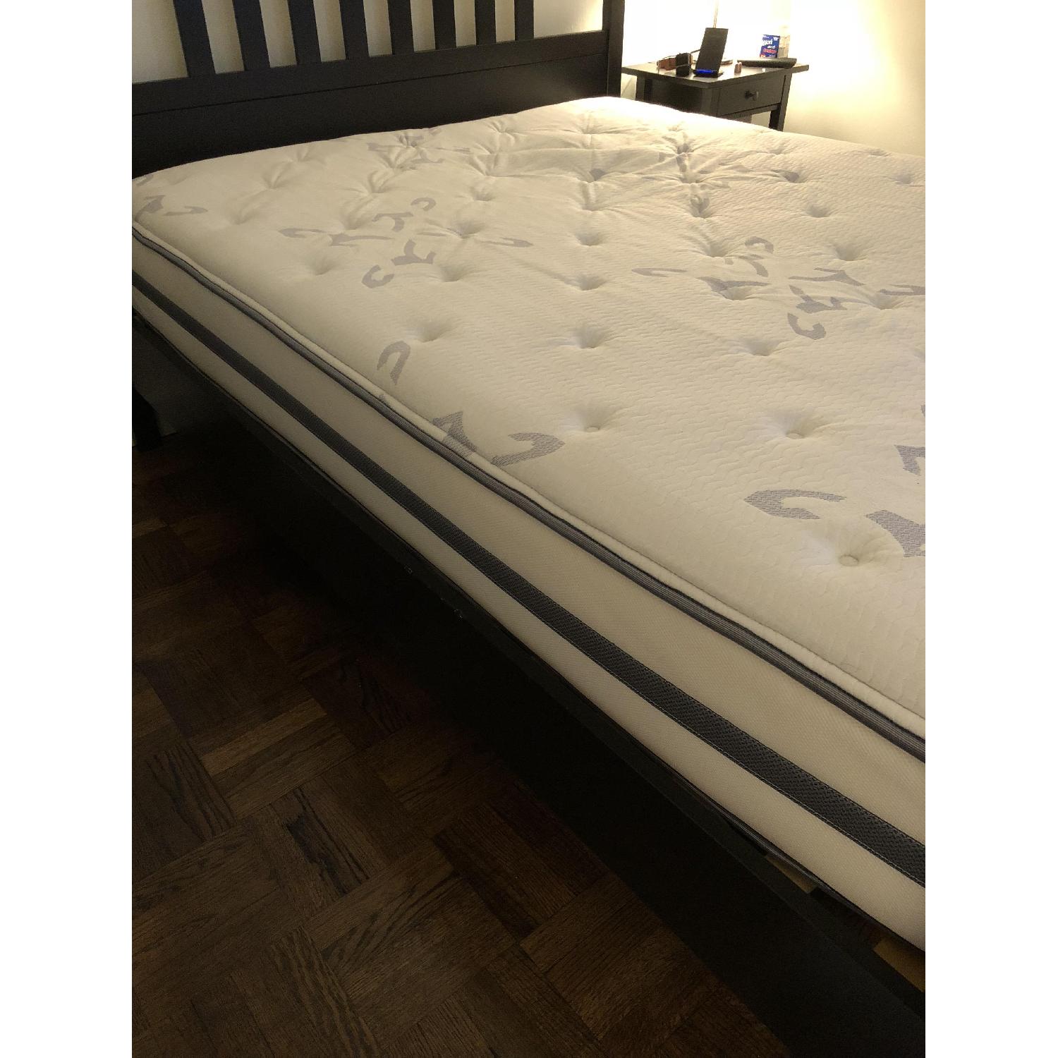 Ikea Hemnes Queen Size Bed Frame w/ Slats AptDeco