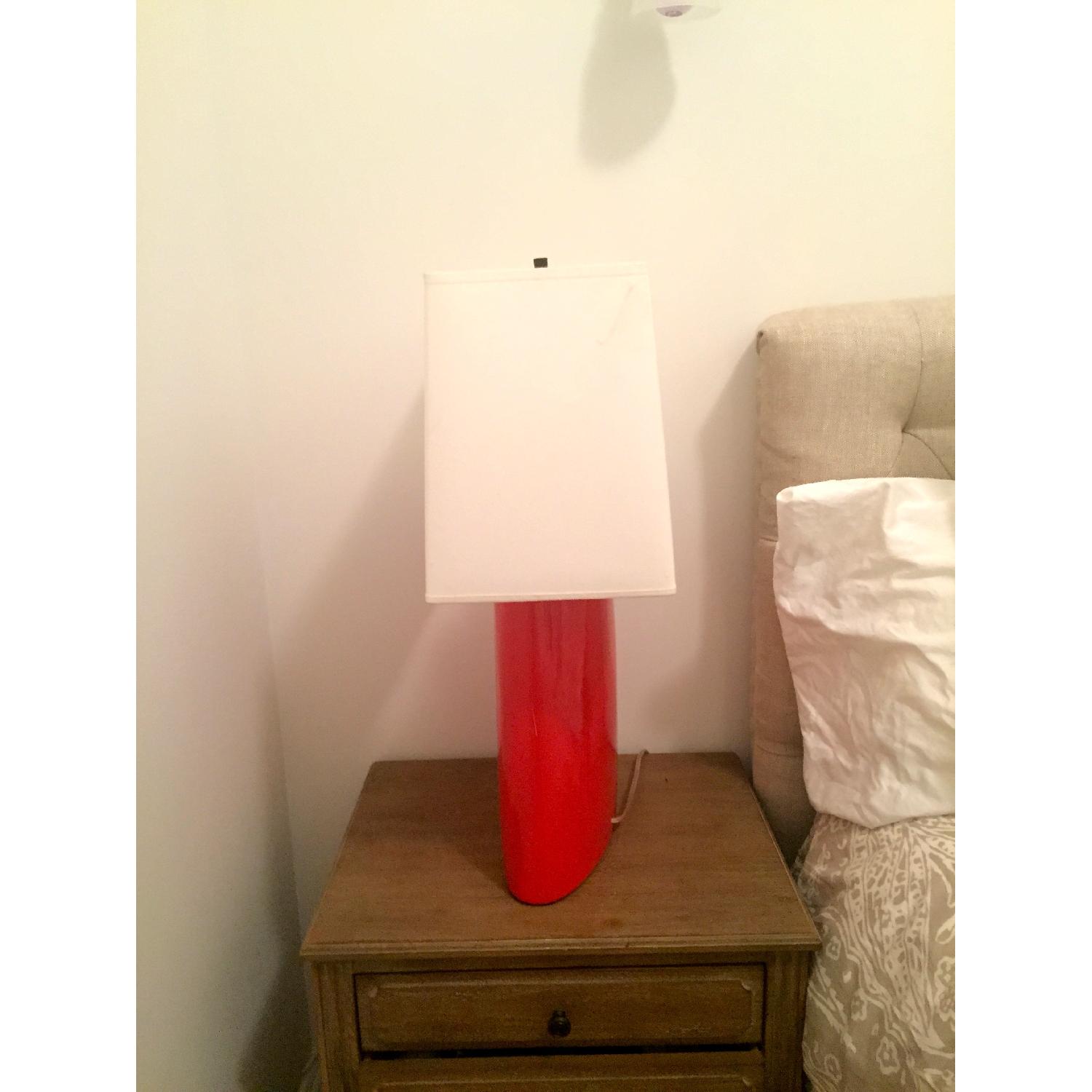 Crate & Barrel Boka Persimmon Table Lamp - image-2