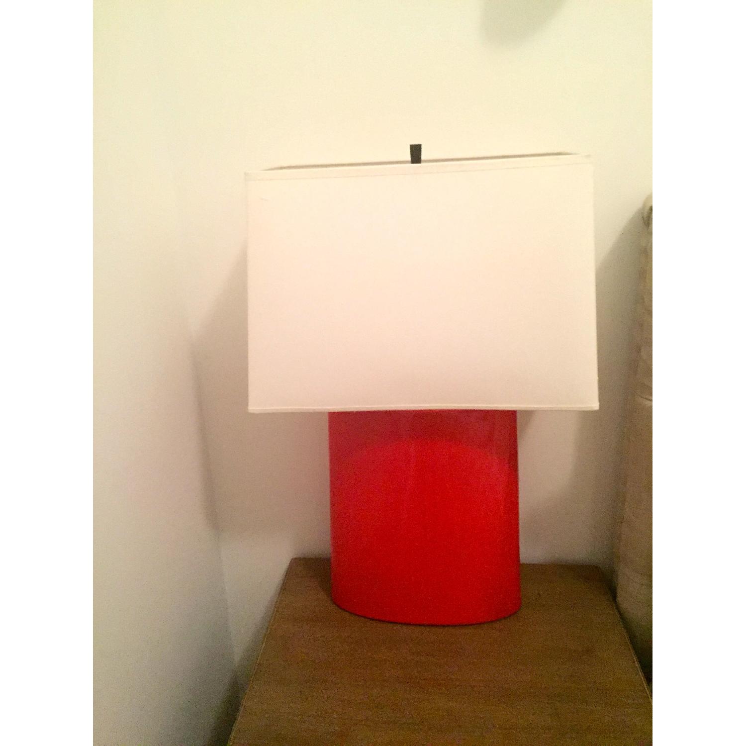 Crate & Barrel Boka Persimmon Table Lamp - image-3