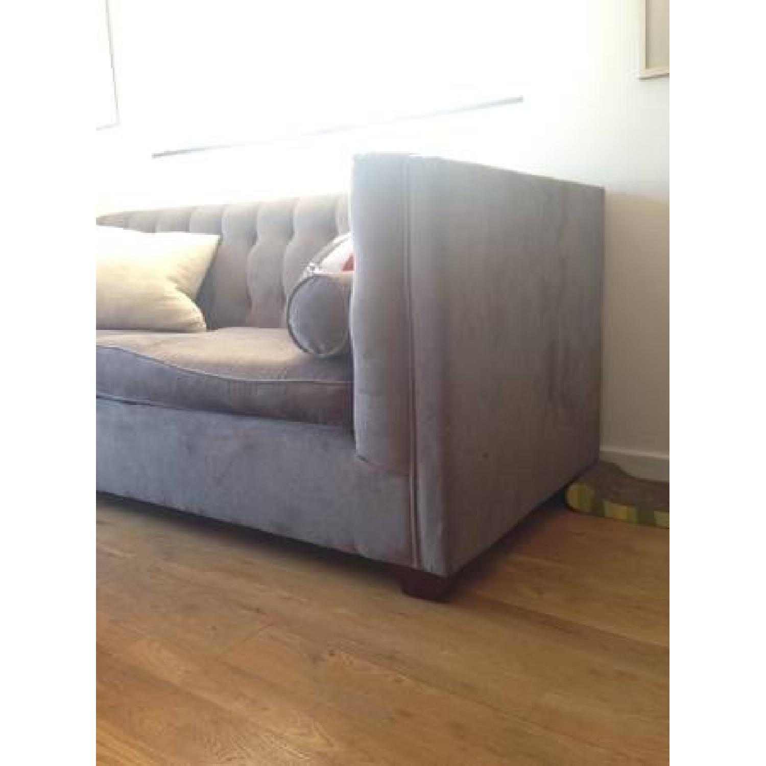 Grey Tufted Sofa - image-4