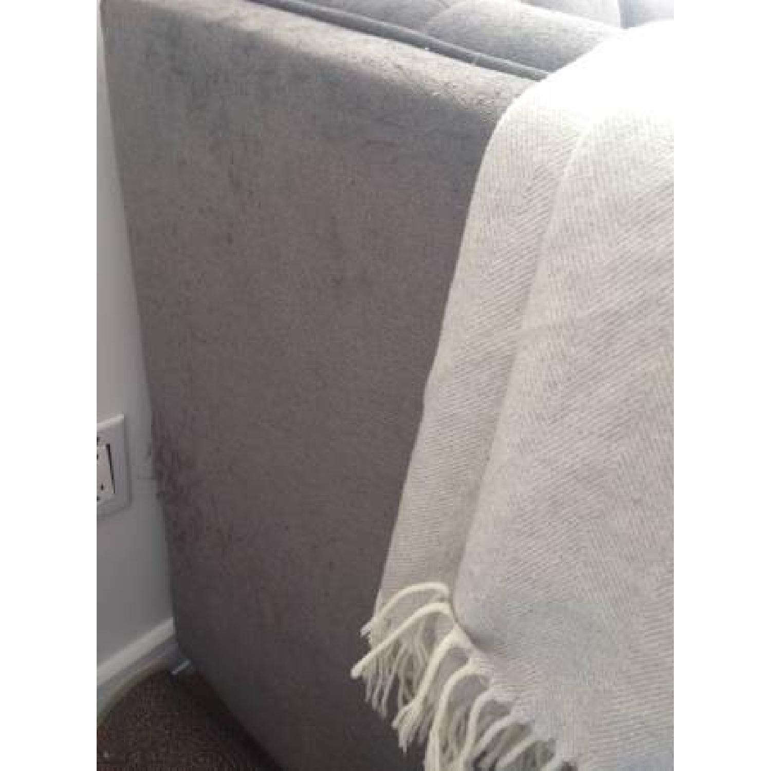 Grey Tufted Sofa - image-5