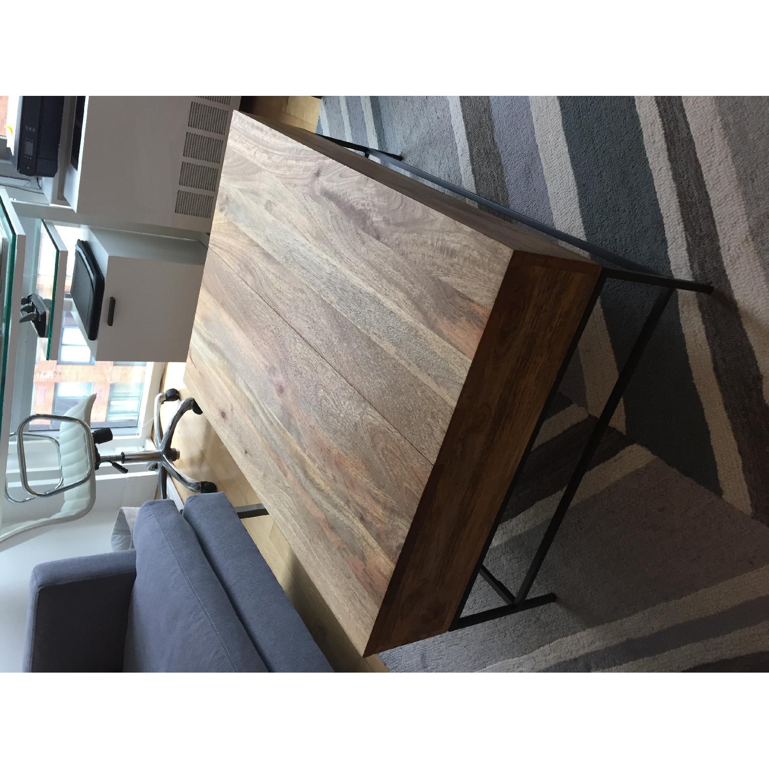 West Elm Industrial Storage Raw Mango Small Coffee Table - image-2