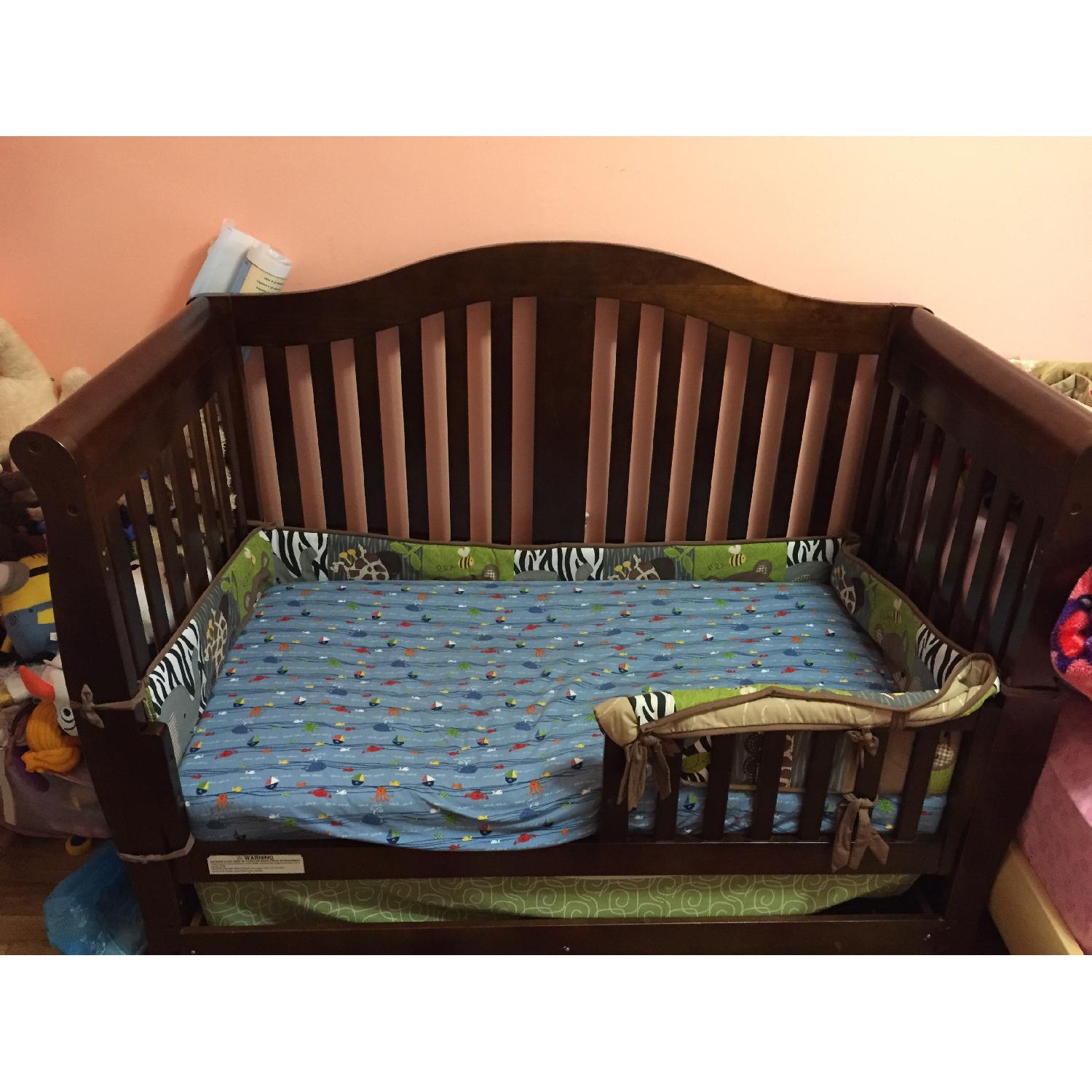 Toddler Crib with Storage - image-1