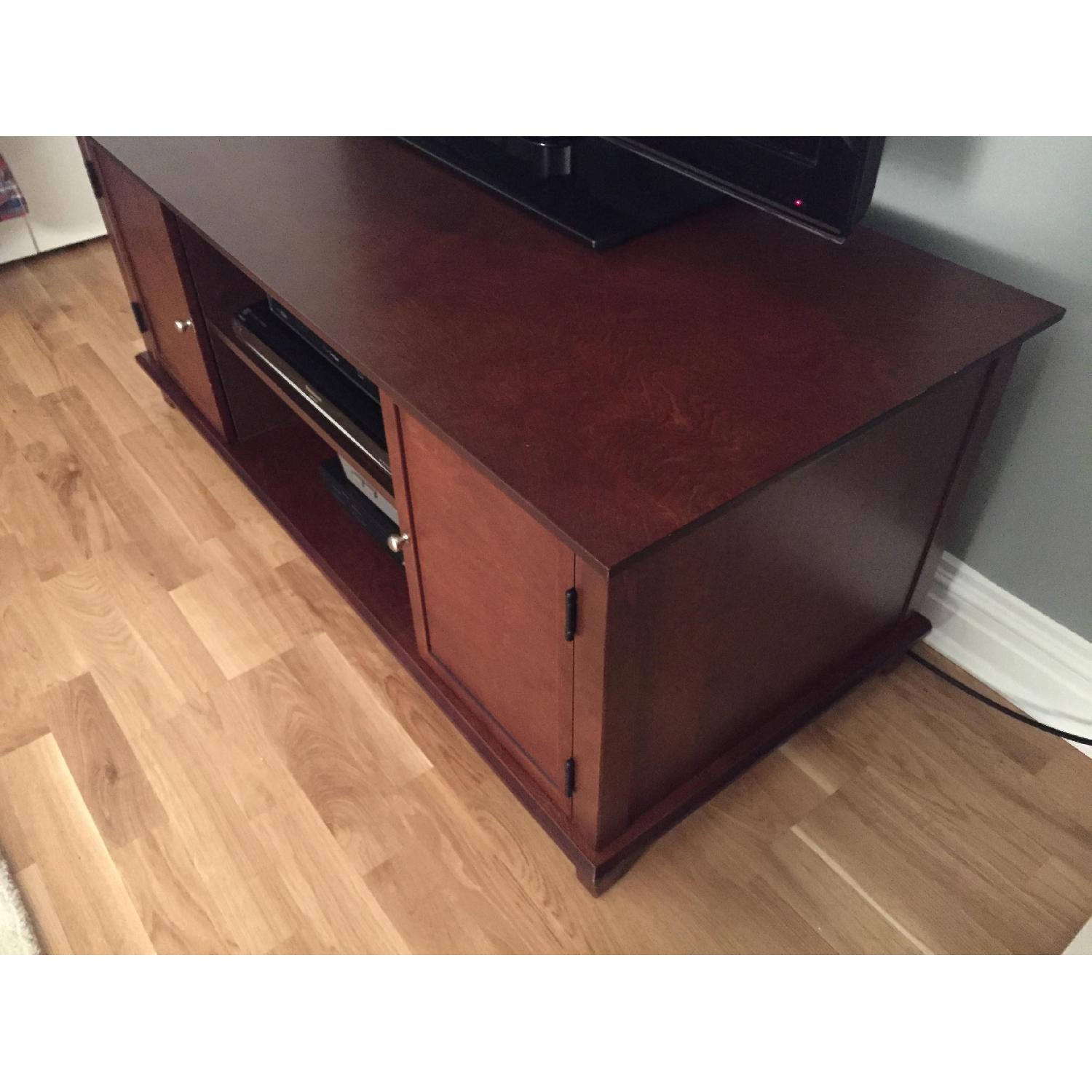 Mahogany TV Stand/Media Storage Unit - image-2
