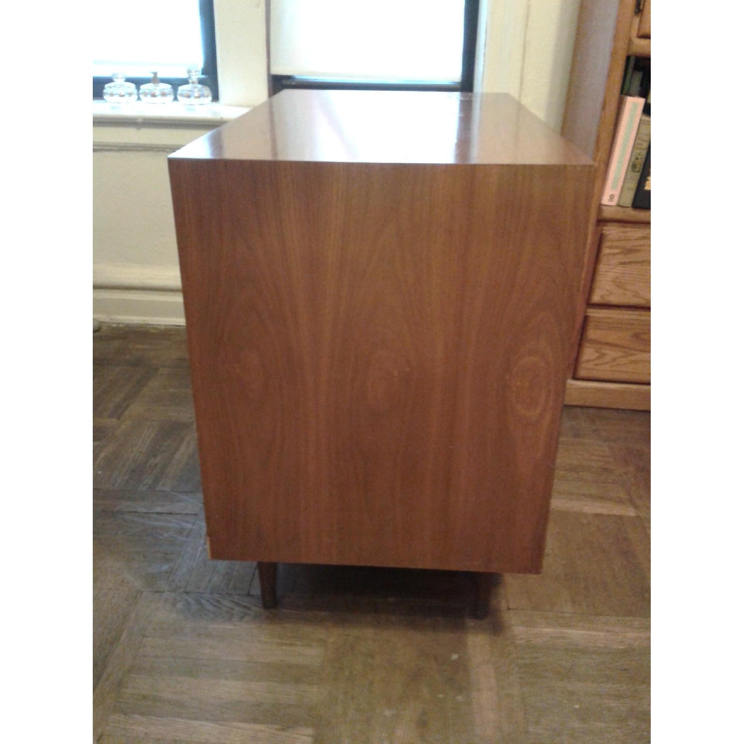 Furnette Mid-Century Modern Walnut 3-Drawer Dresser - image-1