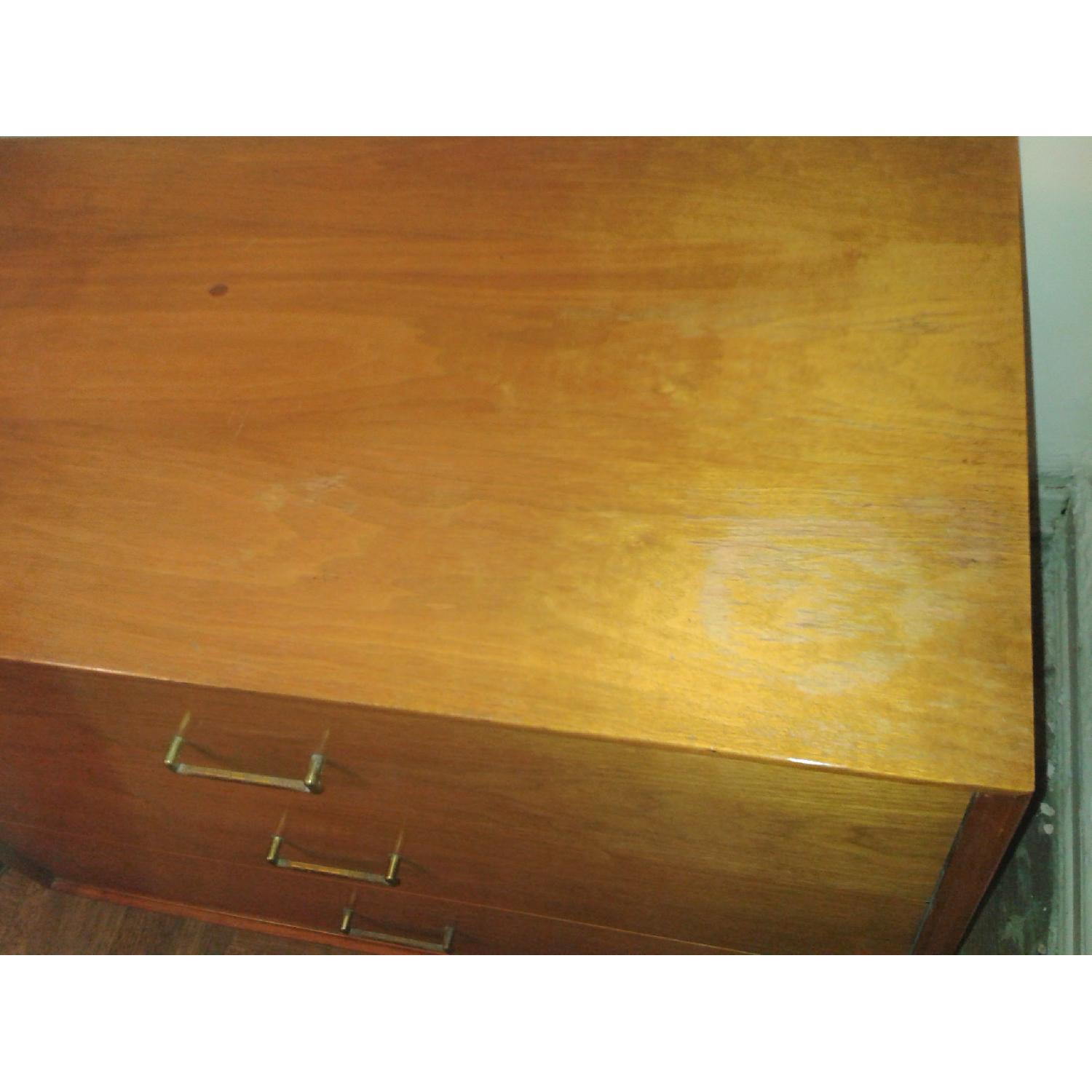 Furnette Mid-Century Modern Walnut 3-Drawer Dresser - image-4