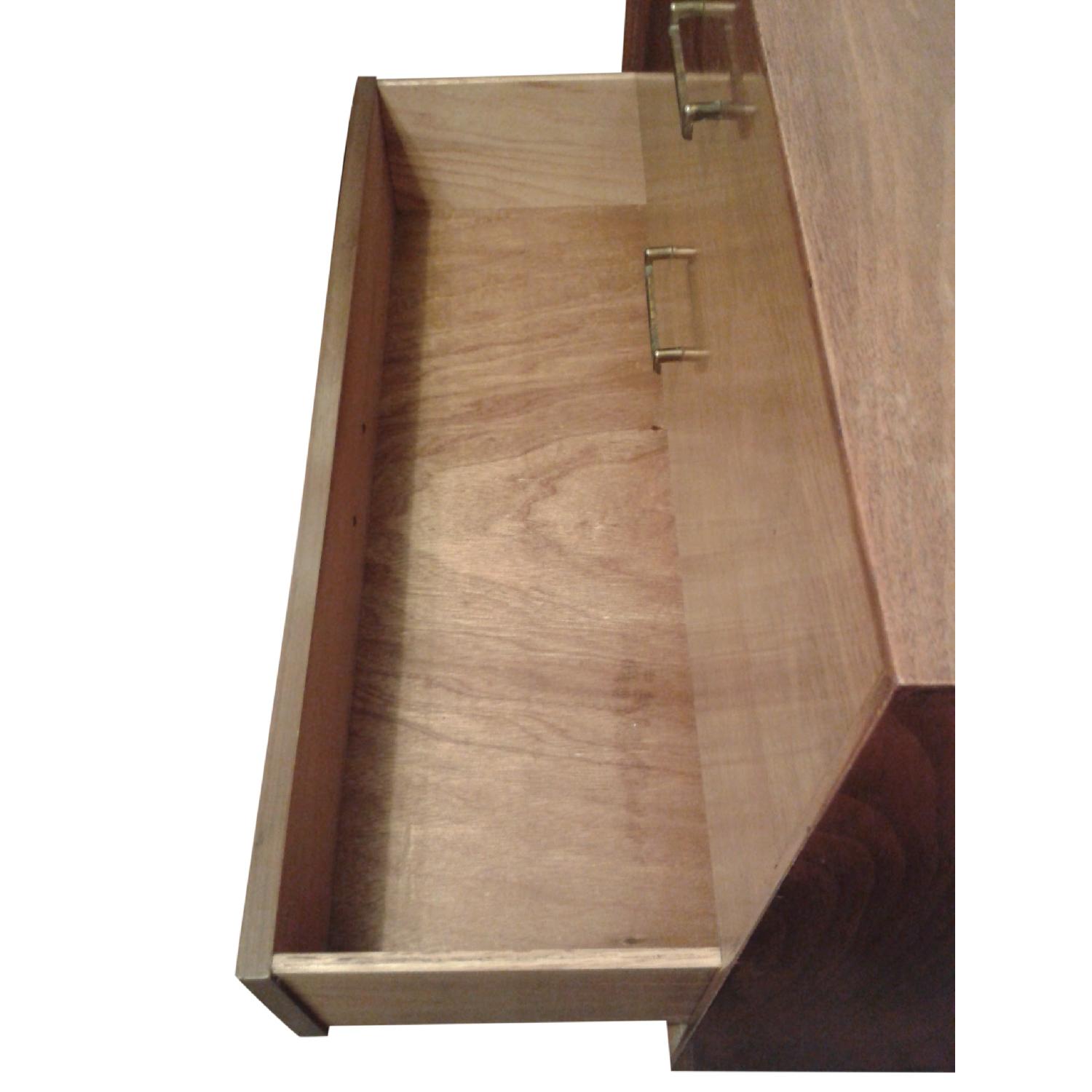 Furnette Mid-Century Modern Walnut 3-Drawer Dresser - image-5