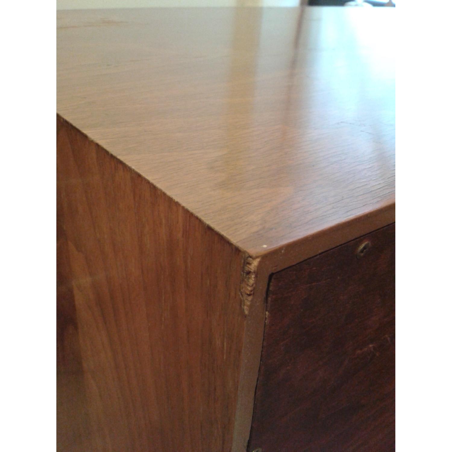 Furnette Mid-Century Modern Walnut 3-Drawer Dresser - image-6