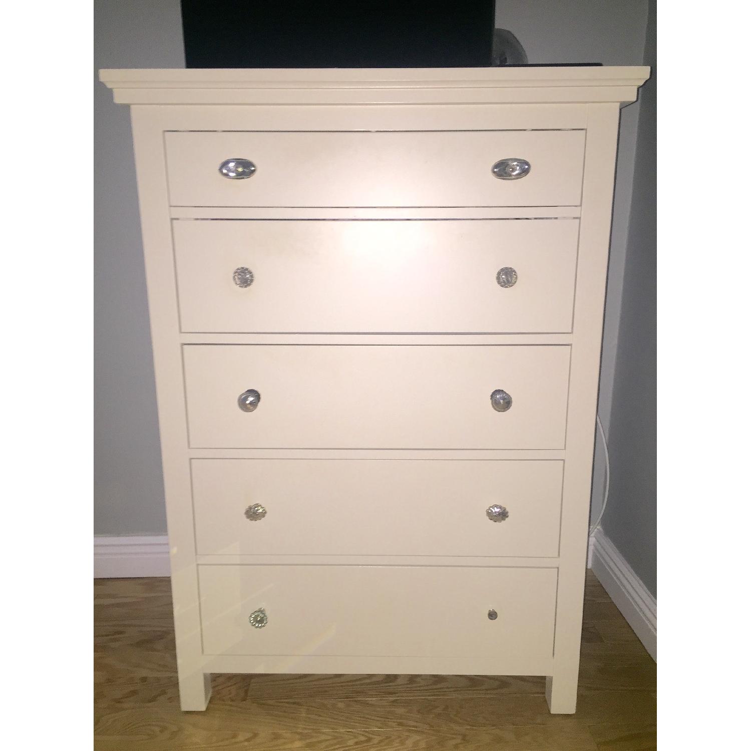 Pottery Barn Teens White Dresser - image-1