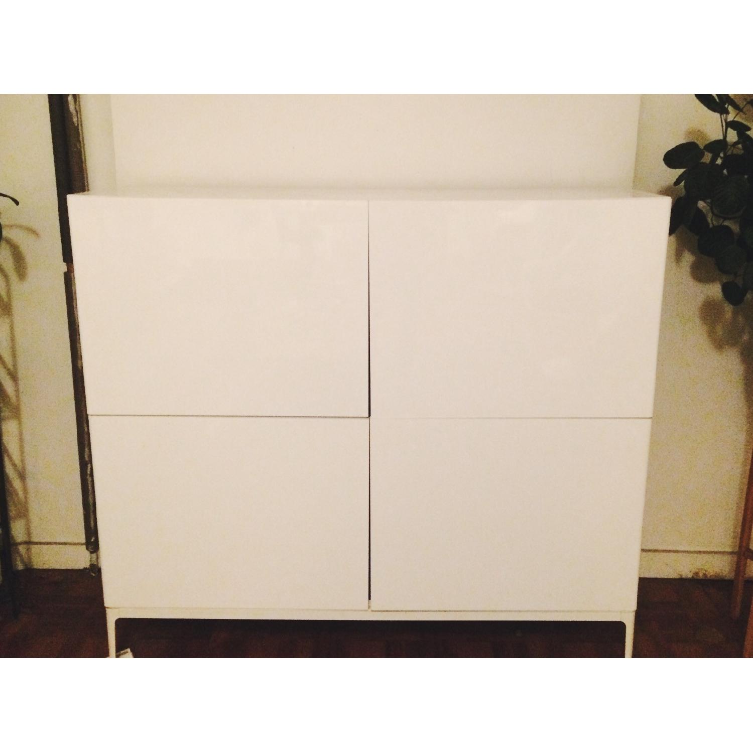 Ikea Glossy White Sideboard - image-1