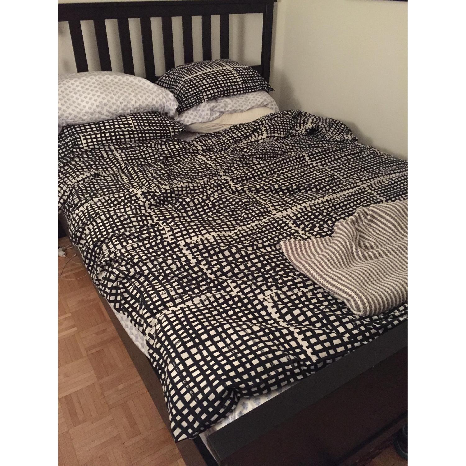 Ikea Hemnes  Queen Size Bed Frame in Black - image-2