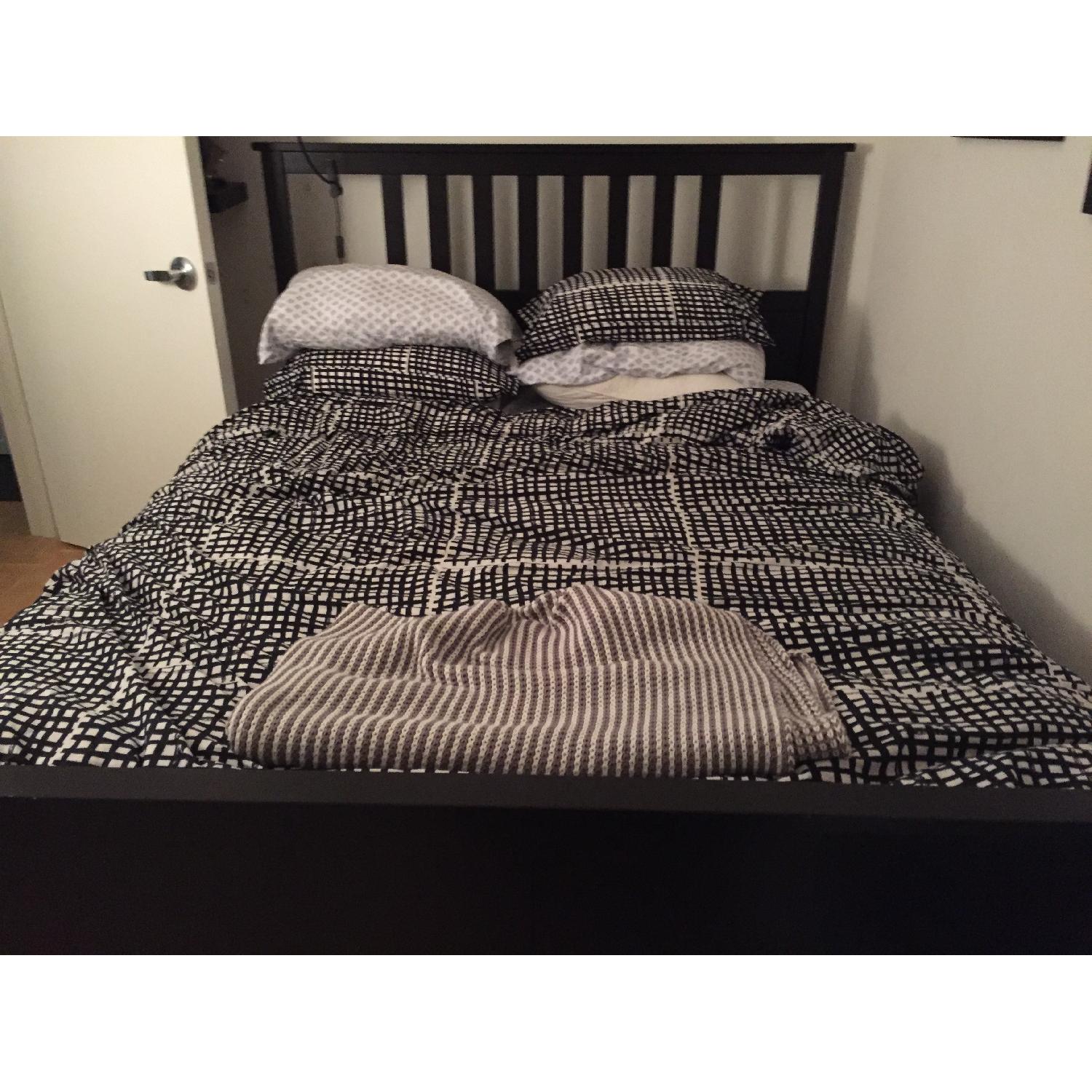 Ikea Hemnes  Queen Size Bed Frame in Black - image-3
