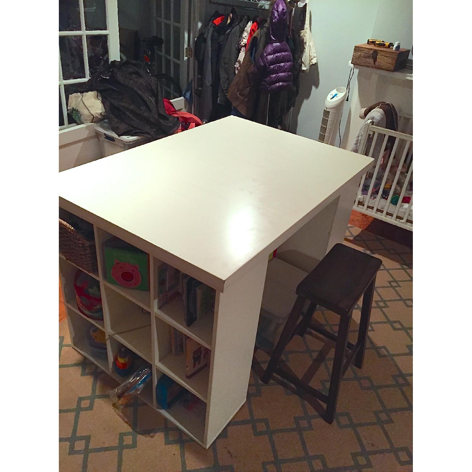 Pottery Barn Bedford Project Table Desk and Bookshelves - image-1