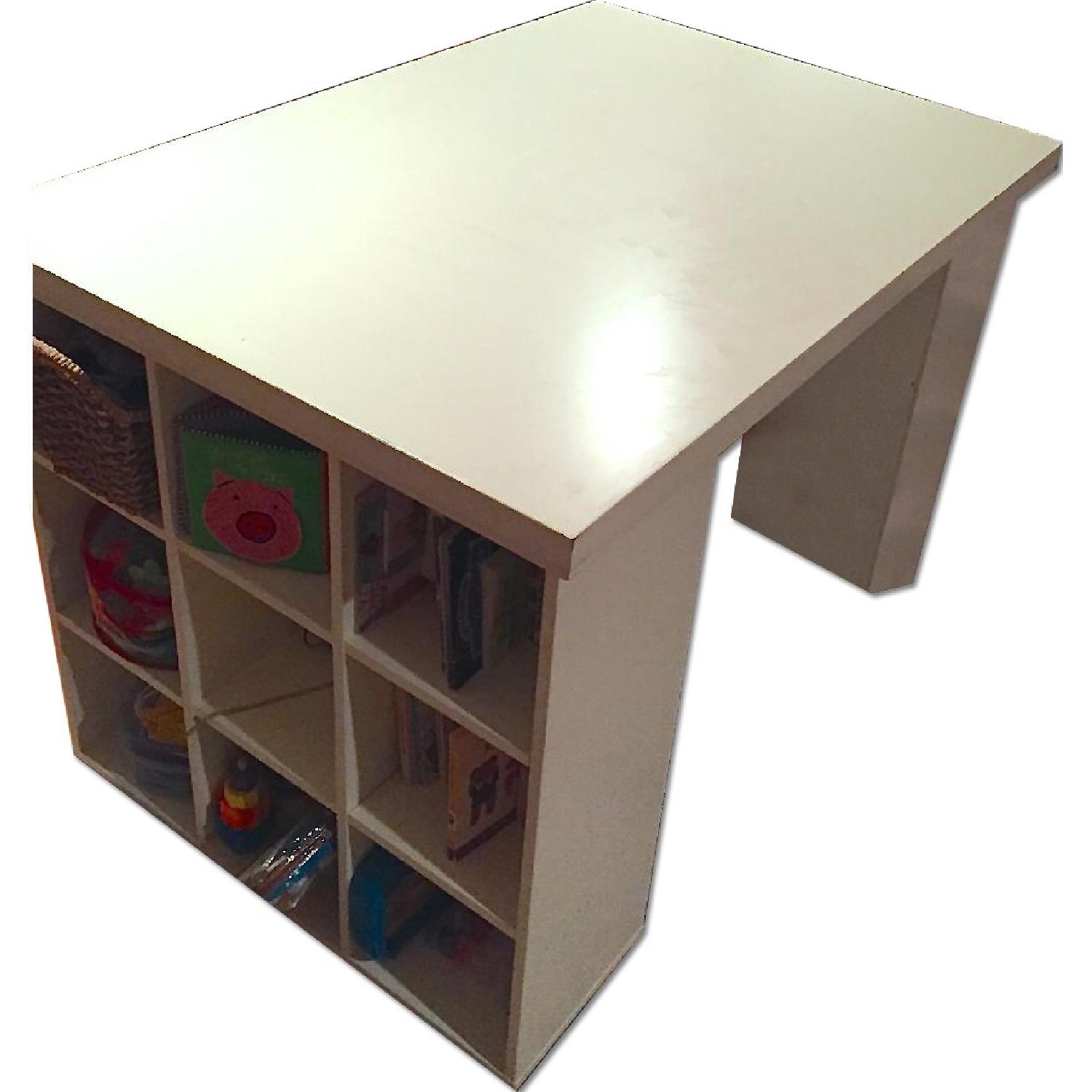 Pottery Barn Bedford Project Table Desk and Bookshelves - image-0