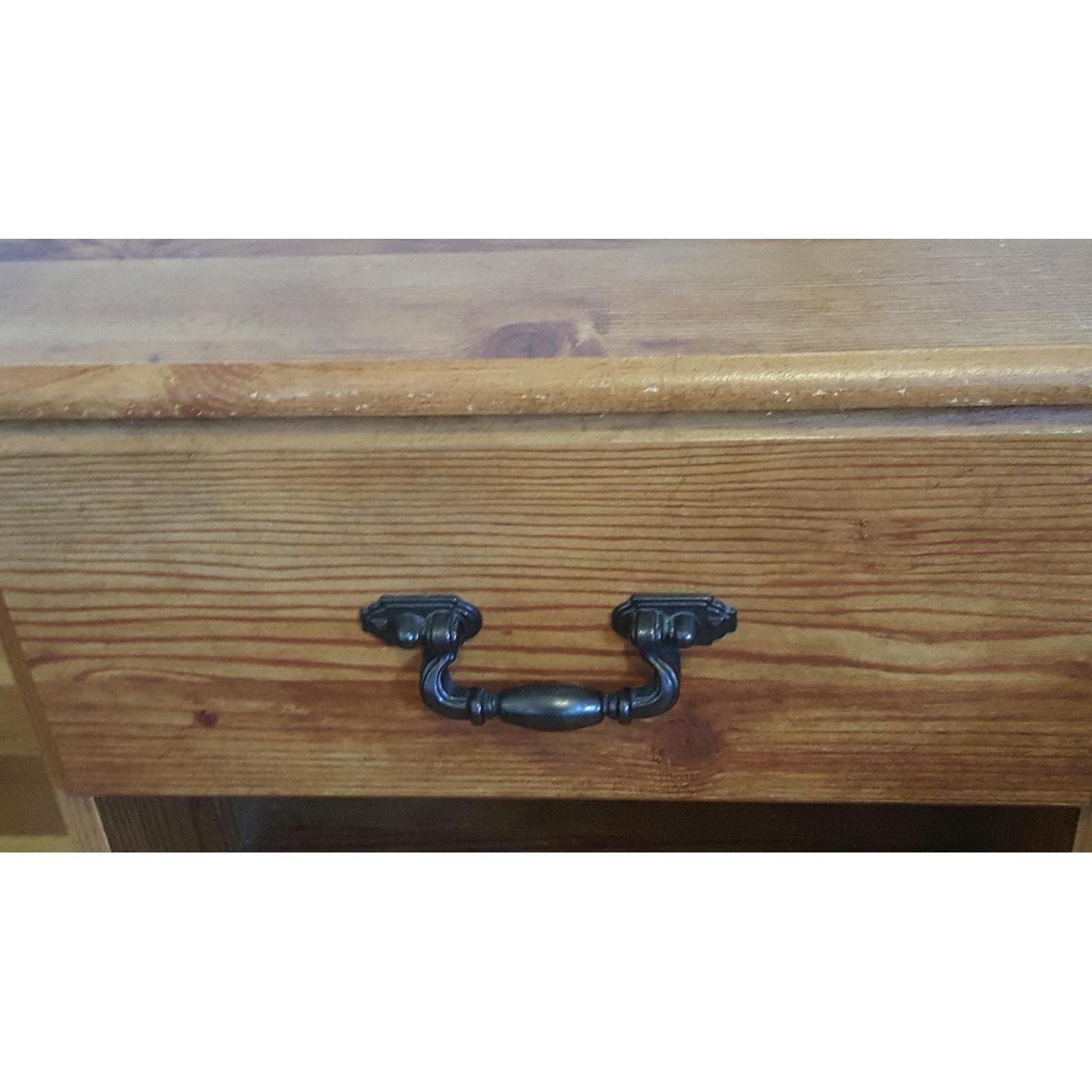 Natural Wood Nightstand - image-4