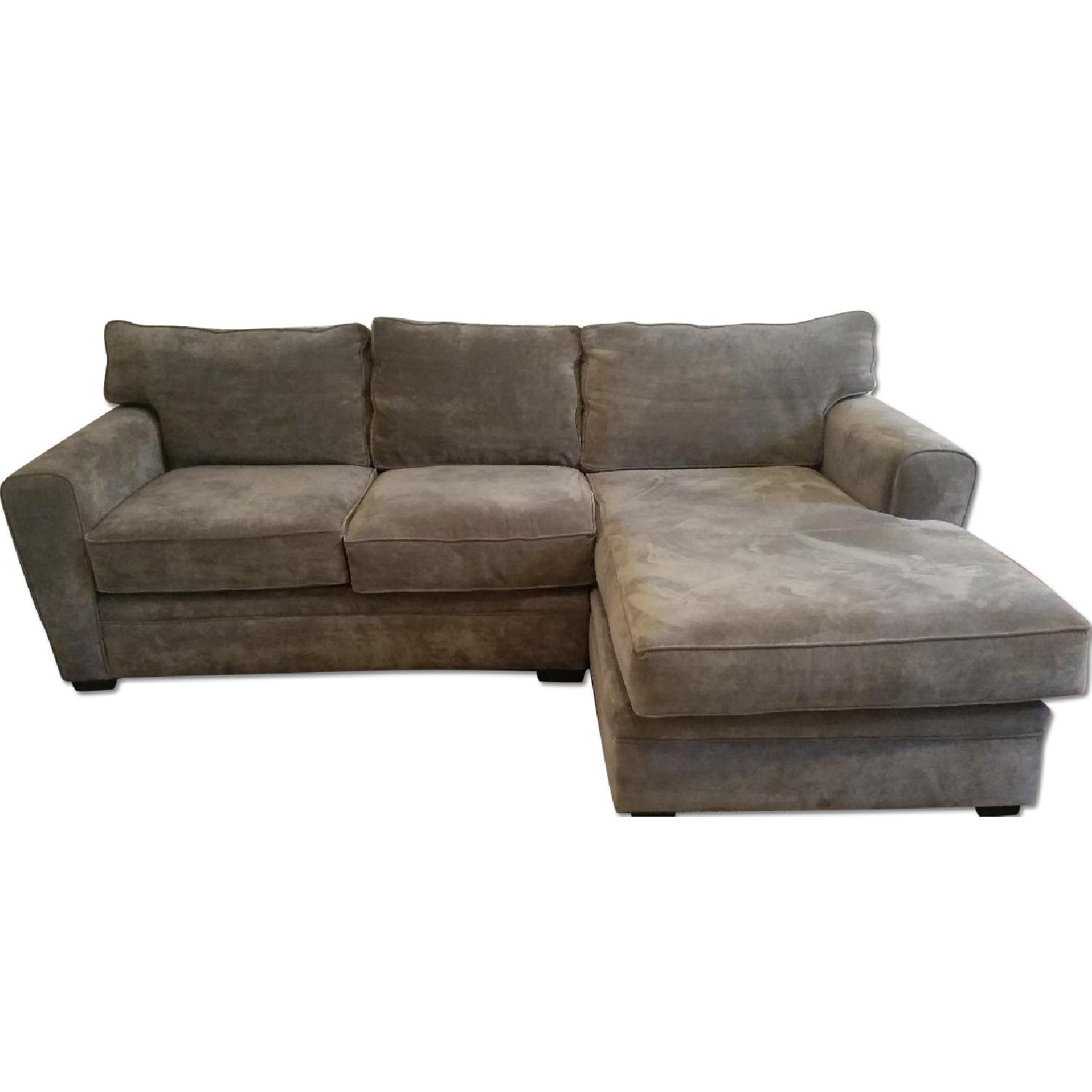 Raymour & Flanigan Artemis II 2-Piece Microfiber Sectional Sofa - image-0