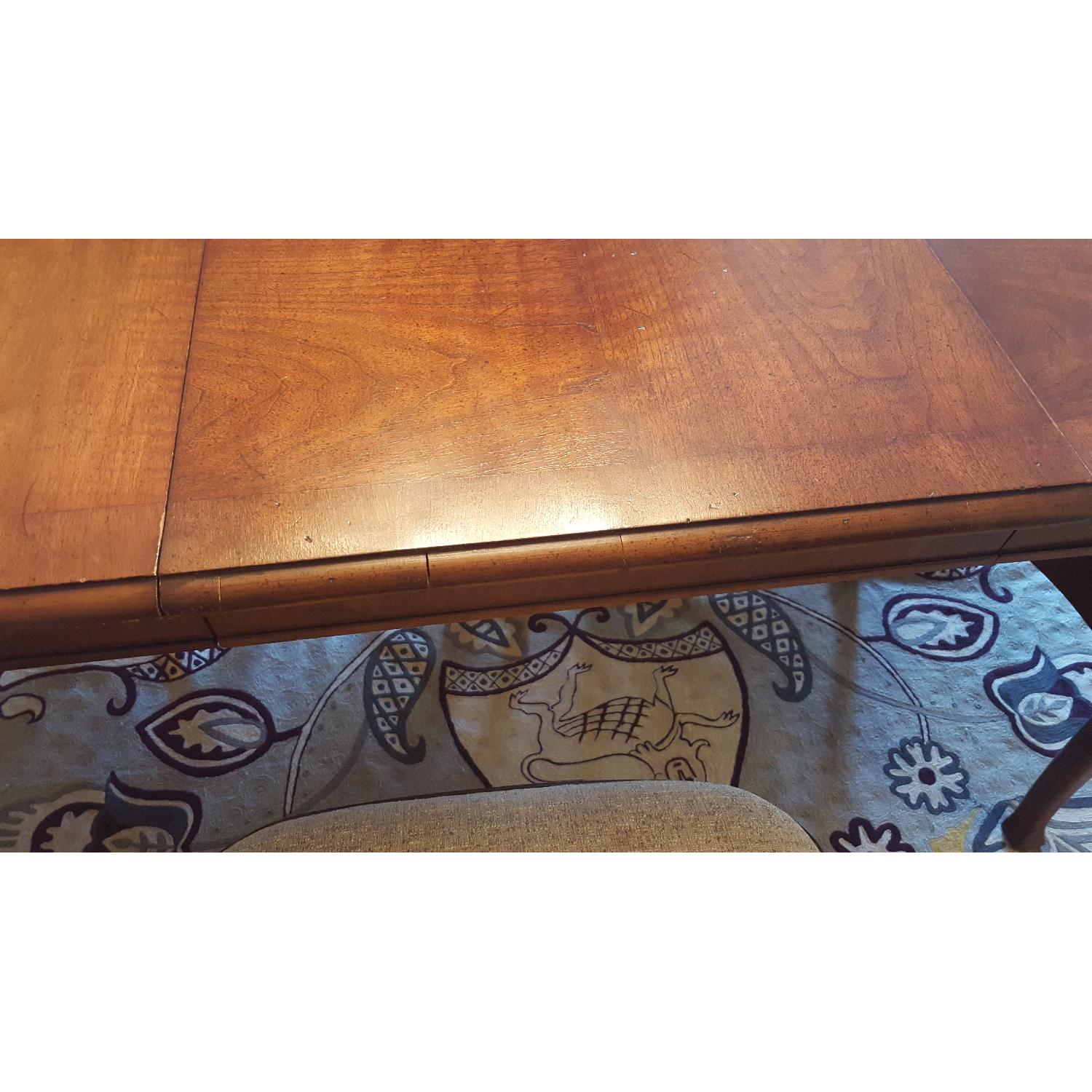 Henredon Walnut Dining Table w/ 8 Chairs - image-8