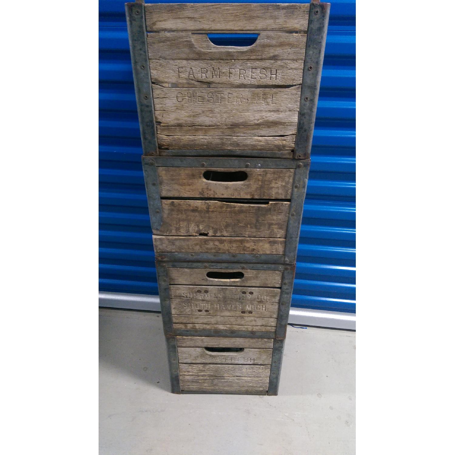 Vintage Milk Crates - Set of 4 - image-3