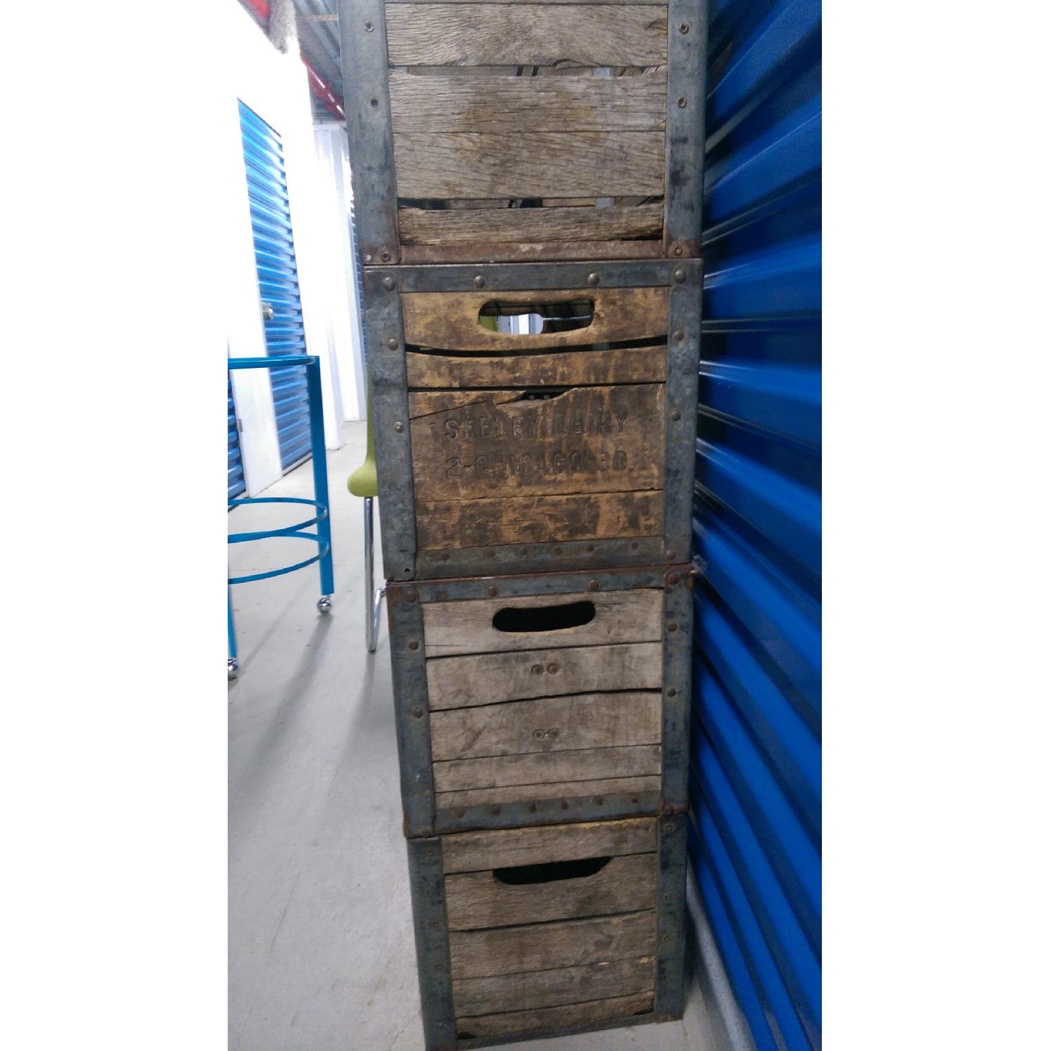 Vintage Milk Crates - Set of 4 - image-4