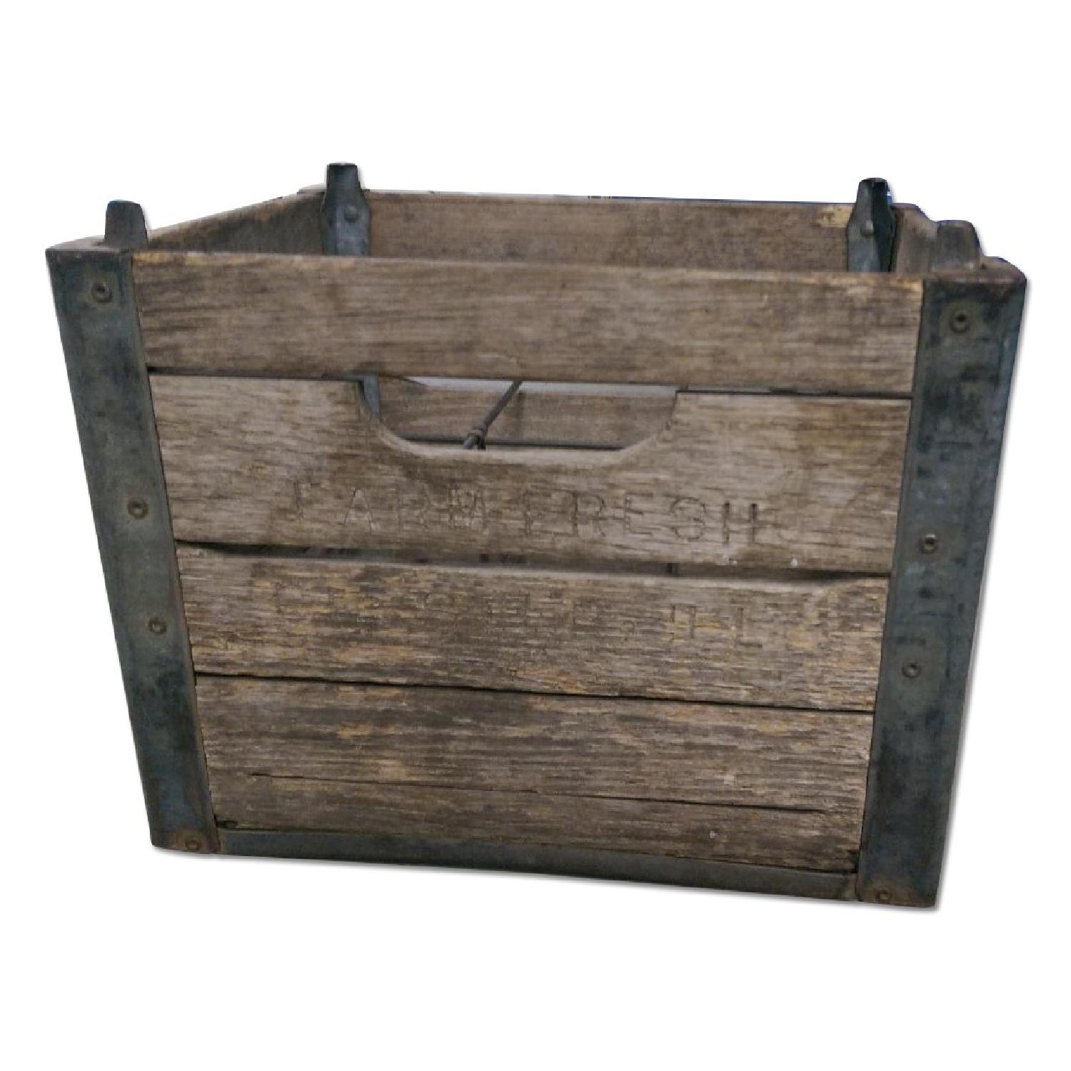 Vintage Milk Crates - Set of 4 - image-0