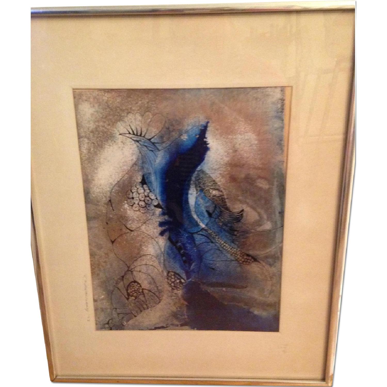 Signed Furstenwerth Watercolor AptDeco signed-furstenwerth-watercolor-aptdeco