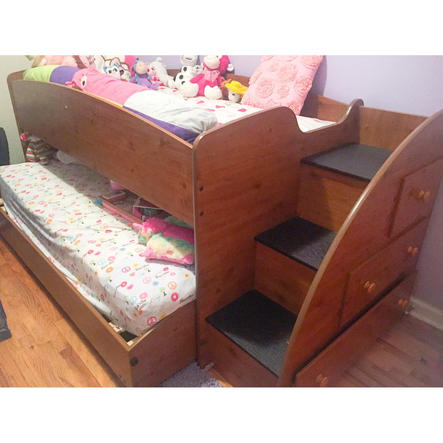 Ashley's Stages Loft Bed with Steps & Storage AptDeco