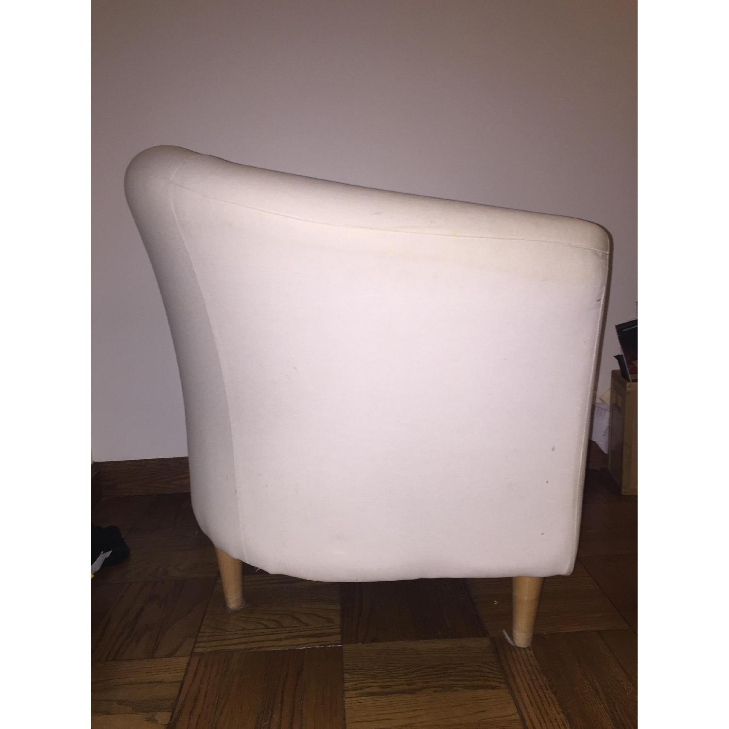 Ikea Off-White Tullsta Armchair - image-4