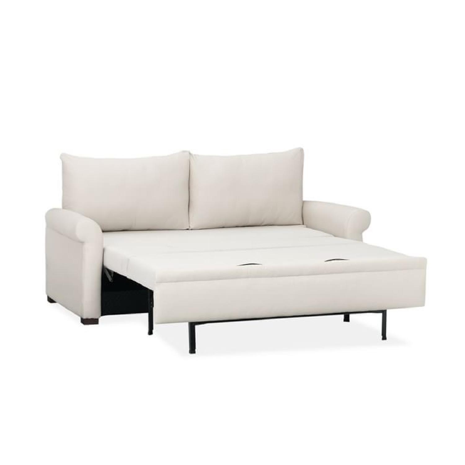 Pottery Barn Deluxe Upholstered Sleeper Sofa - image-1