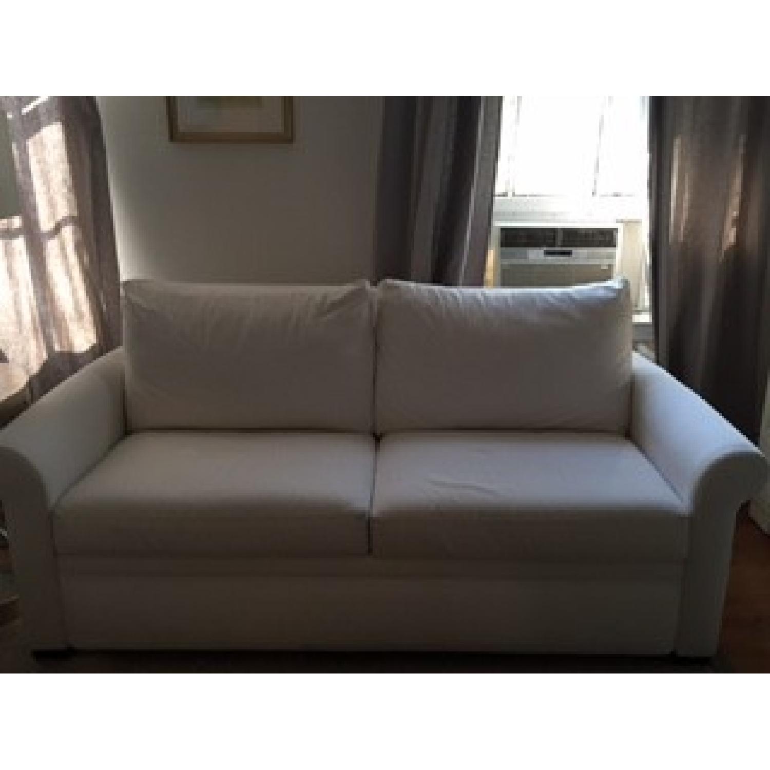 Pottery Barn Deluxe Upholstered Sleeper Sofa - image-3