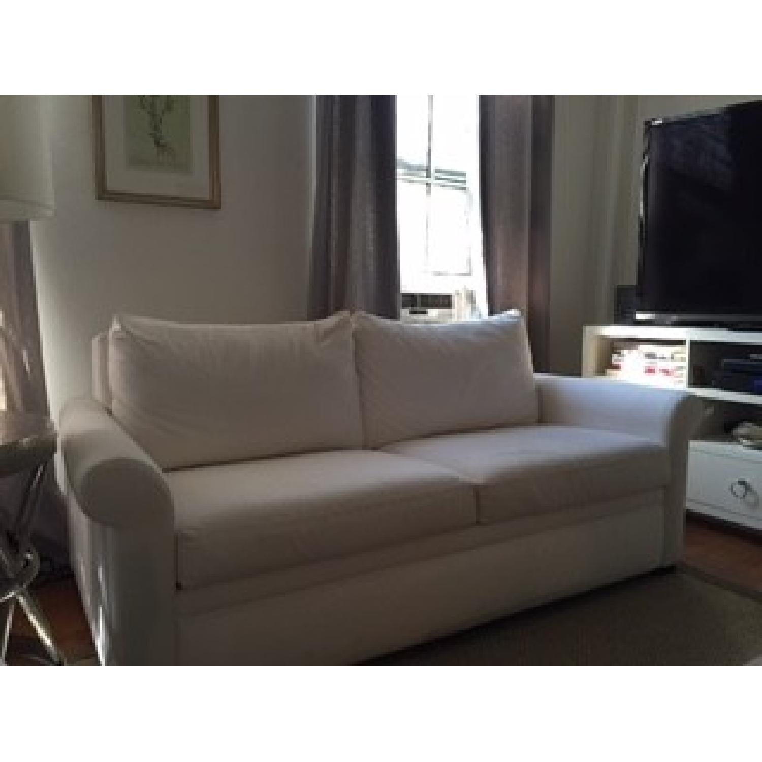 Pottery Barn Deluxe Upholstered Sleeper Sofa - image-4