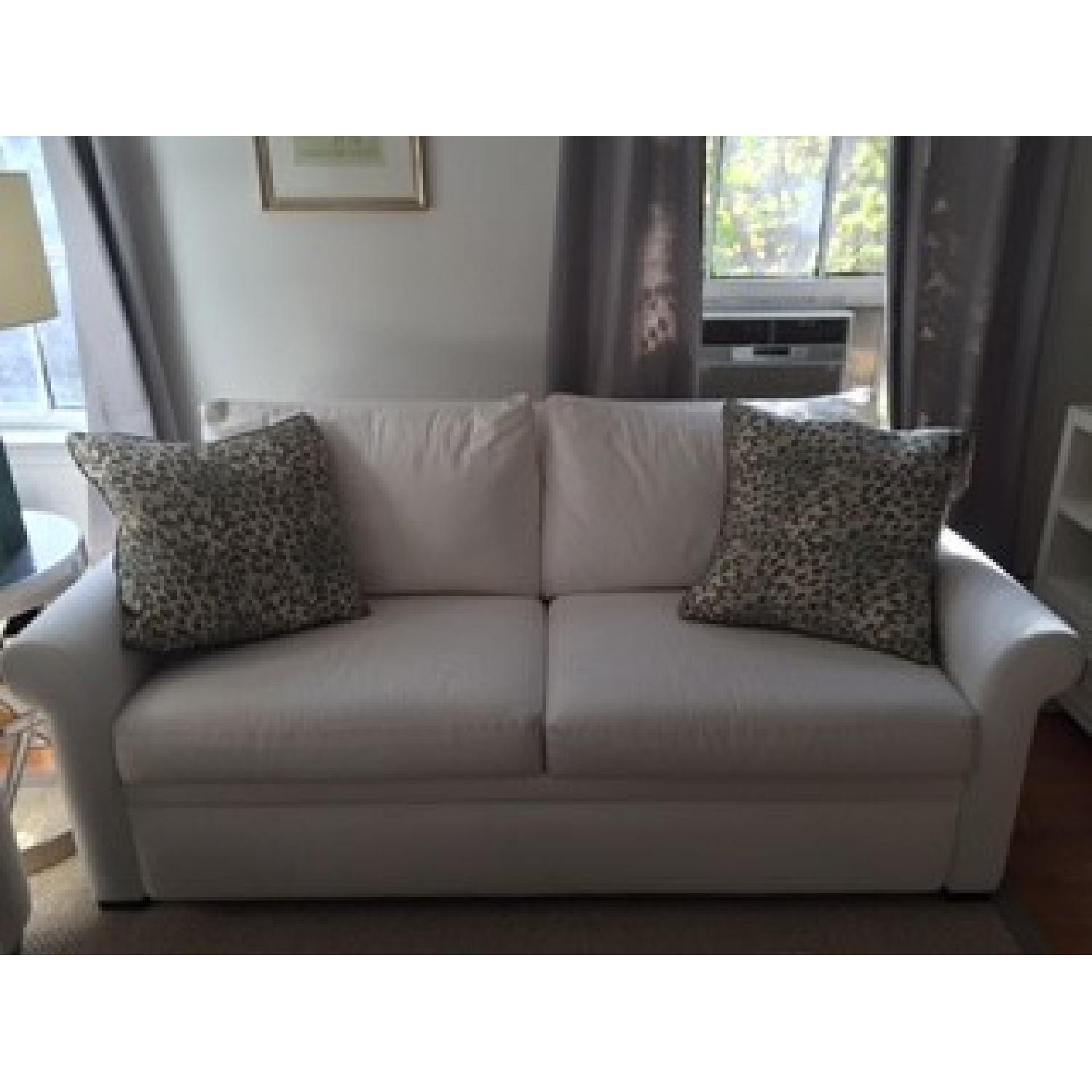 Pottery Barn Deluxe Upholstered Sleeper Sofa - image-5