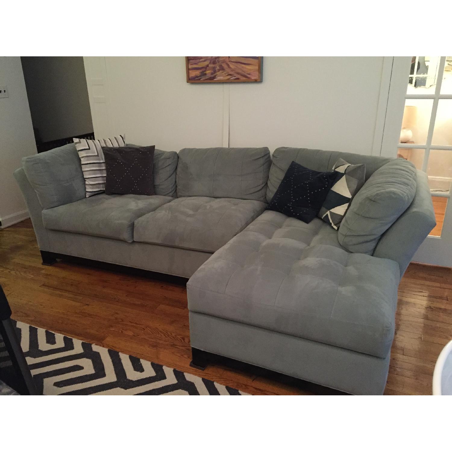 Raymour & Flanagan Cindy Crawford Right-Arm Sectional Sofa - image-1