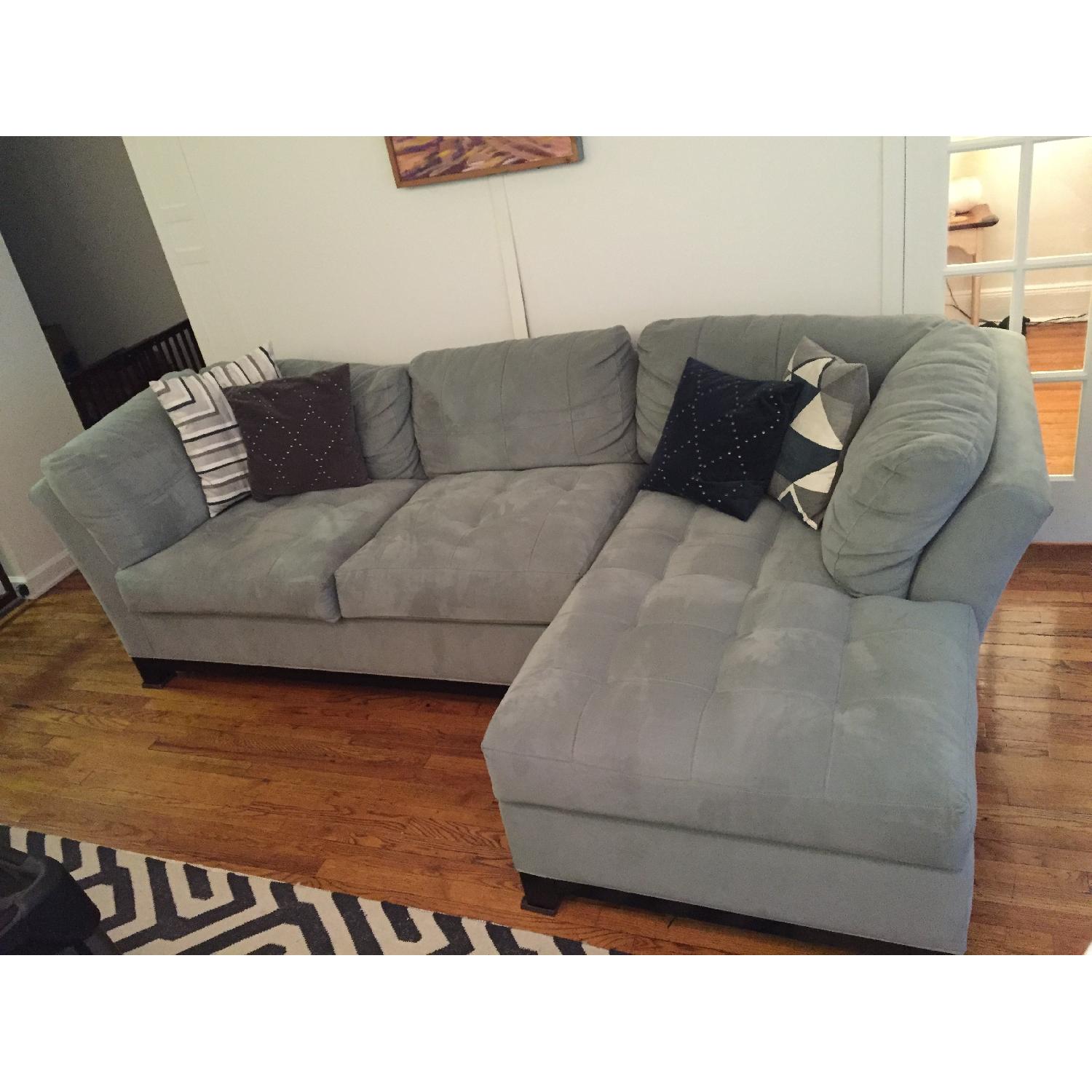 Raymour & Flanagan Cindy Crawford Right-Arm Sectional Sofa - image-2