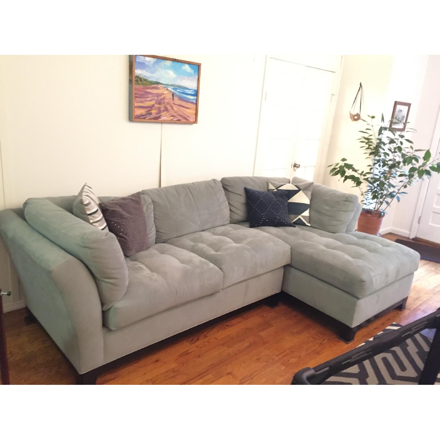 Raymour & Flanagan Cindy Crawford Right-Arm Sectional Sofa - image-7
