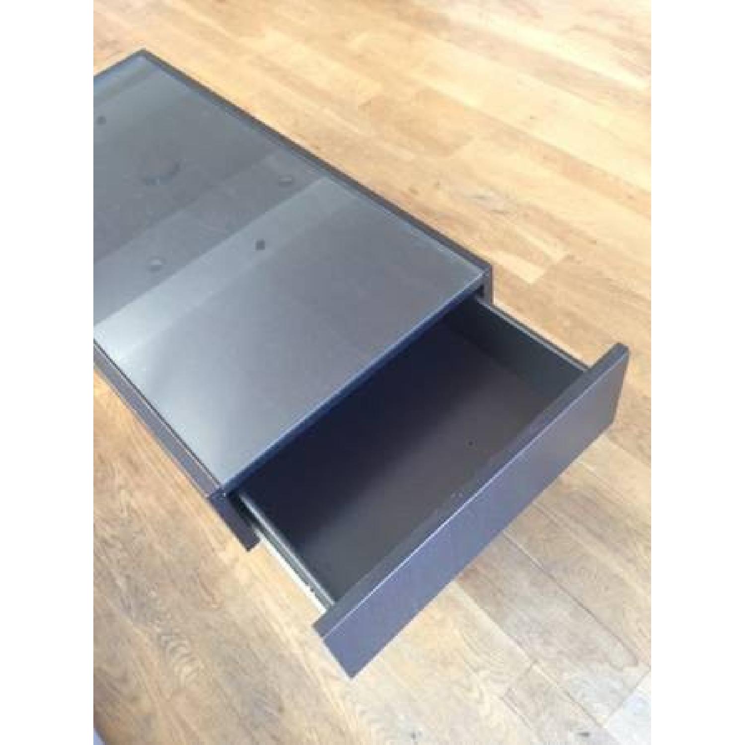 Ikea Storage Coffee Table with Glass Top - image-6