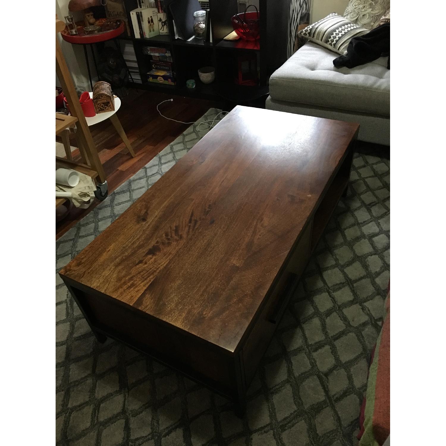 West Elm Mango wood + metal AptDeco