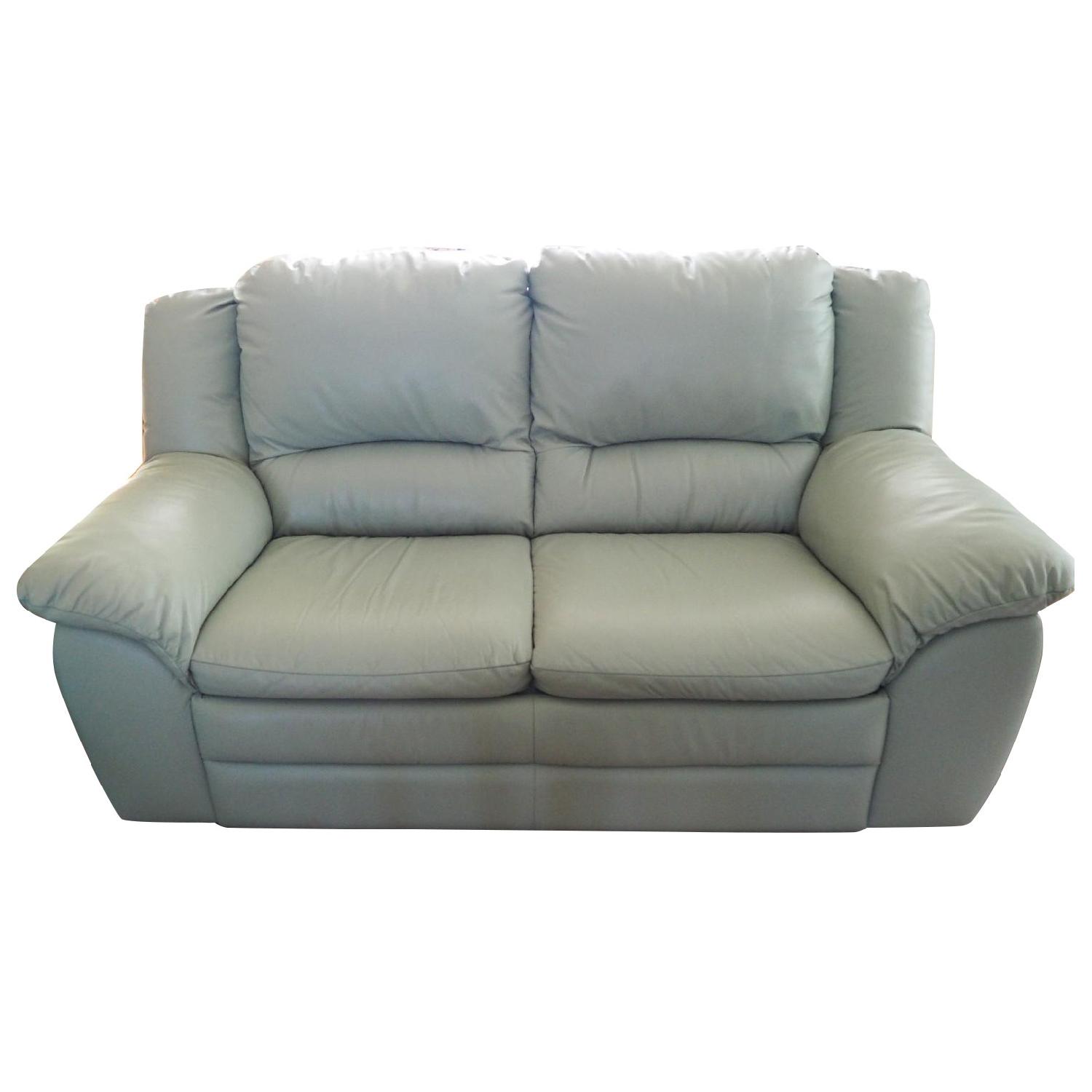 Natuzzi Italian Leather Loveseat - image-0