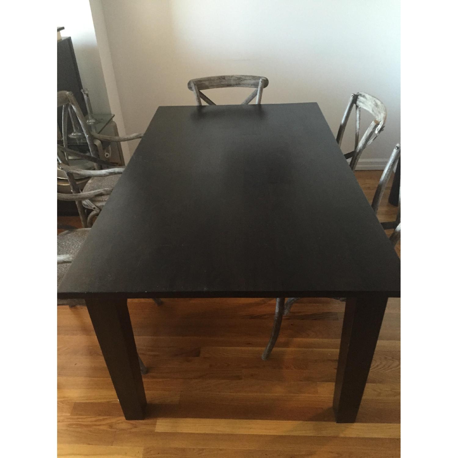 Crate & Barrel Basque Dining Table in Java - image-1