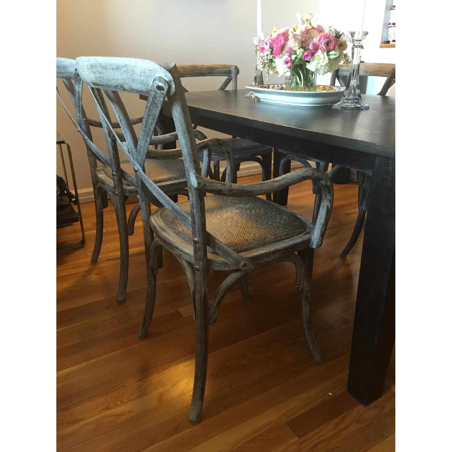 Crate & Barrel Basque Dining Table in Java - image-2
