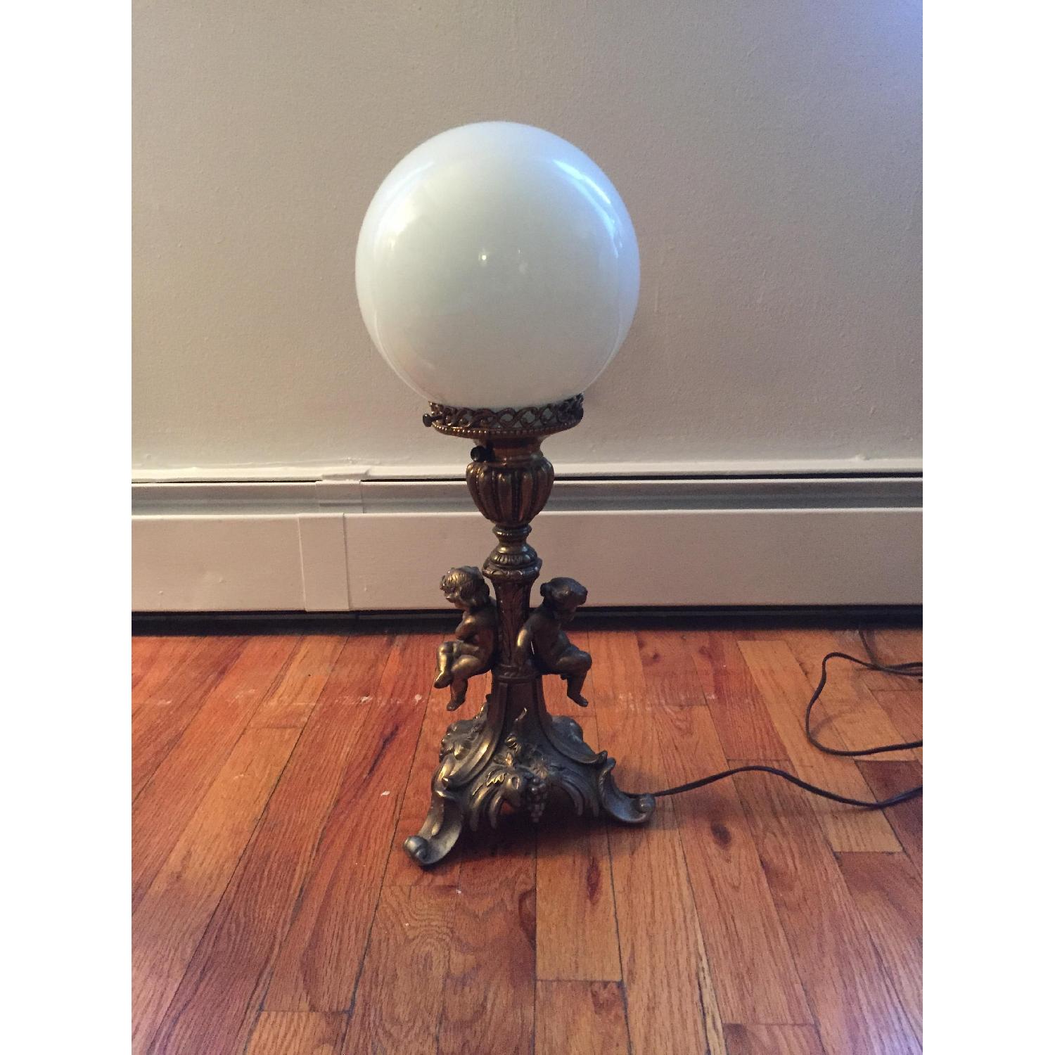 Vintage Cherub Table Lamp - image-3