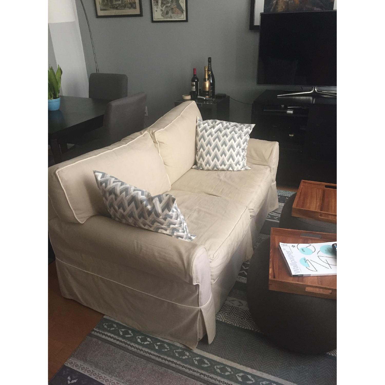 Crate & Barrel Bayside Apartment Sofa/LoveSeat - image-1